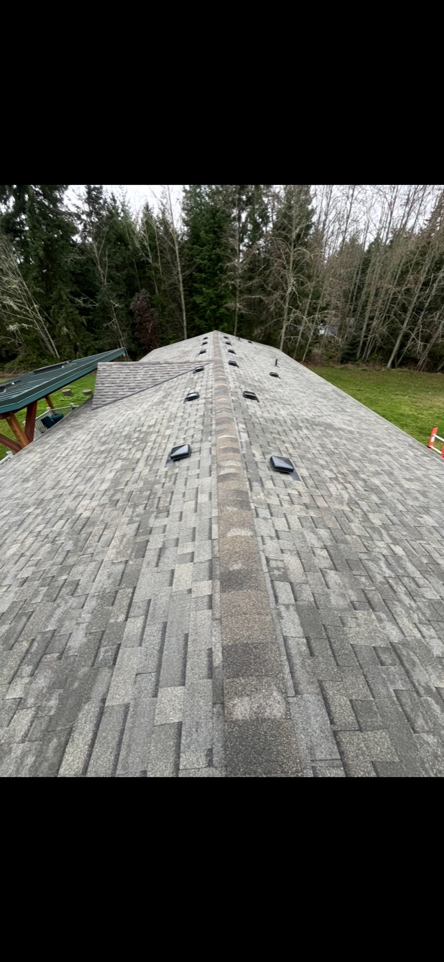 Roof detail — ridge work